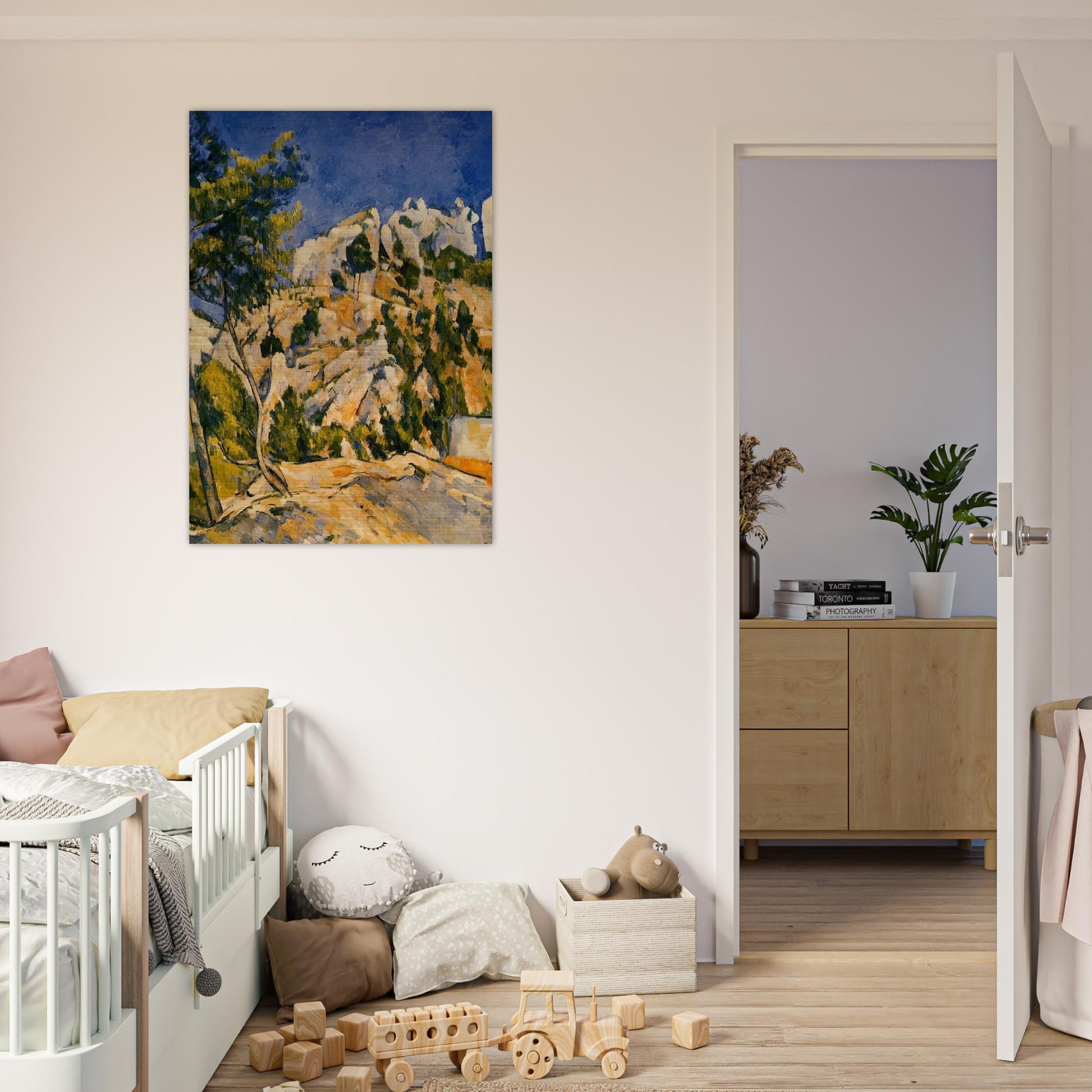Bottom of the Ravine - Paul Cézanne Brushed Aluminum Print - 70x100 cm / 28x40 inches | Paul Cézanne Aluminum Print | Paul Cézanne Prints
