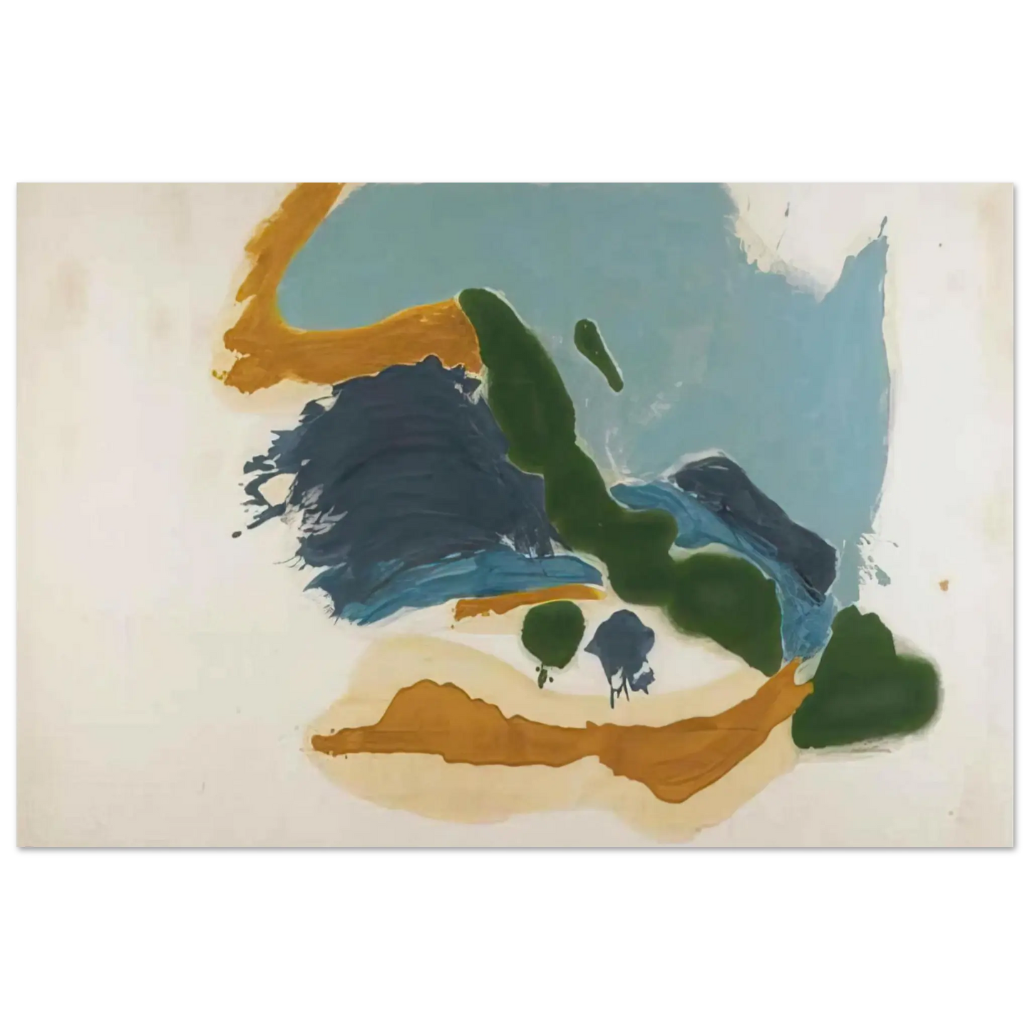 Helen Frankenthaler - Tuscany - 1963 Wall art - 30x40 cm / 12x16 Inches - Fine Art Poster - -