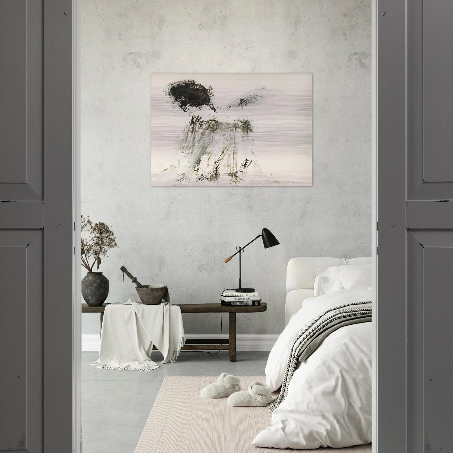 Ides of March - Cy Twombly Brushed Aluminum Print - 70x100 cm / 28x40 inches | Cy Twombly Aluminum Print | Cy Twombly Prints