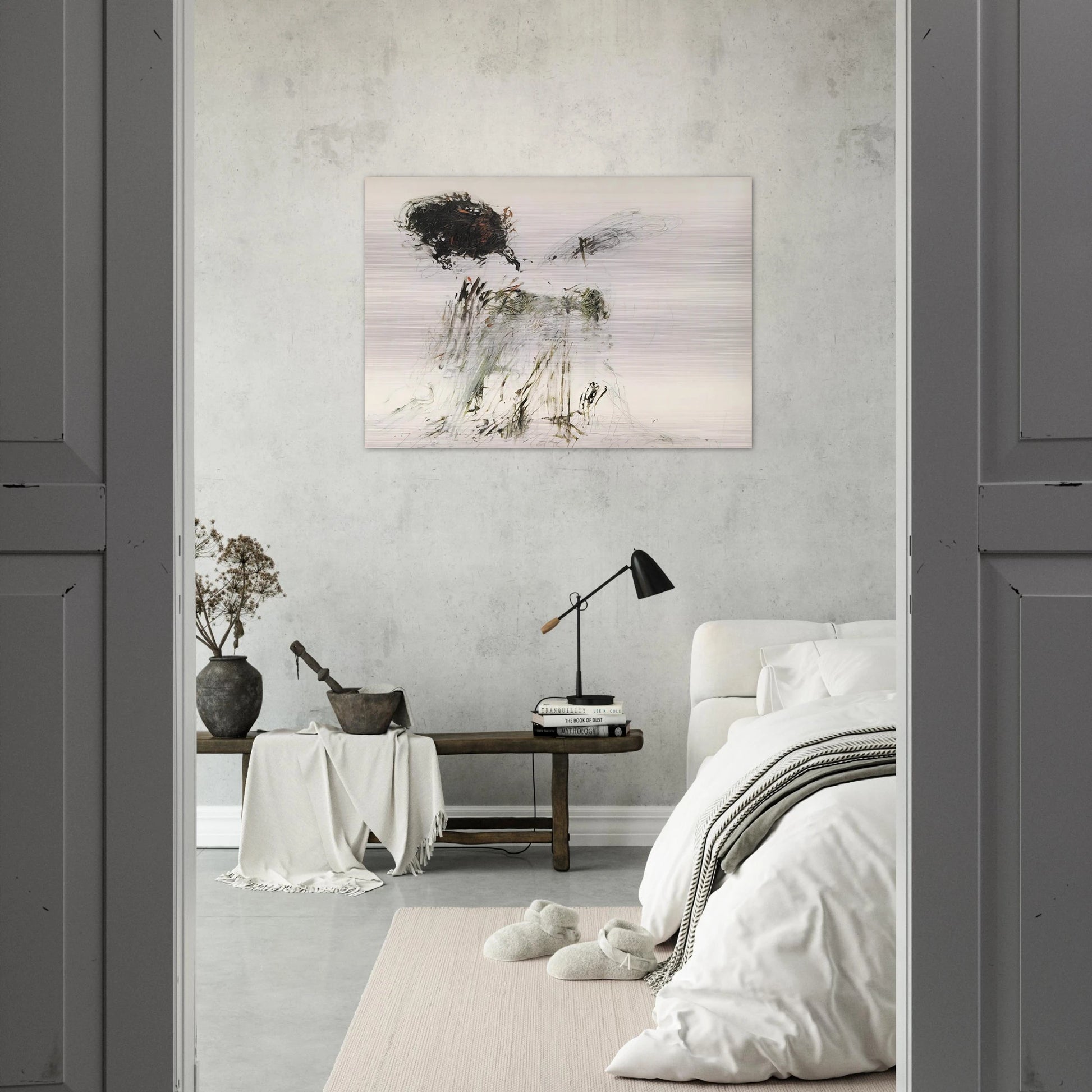 Ides of March - Cy Twombly Brushed Aluminum Print - 70x100 cm / 28x40 inches | Cy Twombly Aluminum Print | Cy Twombly Prints