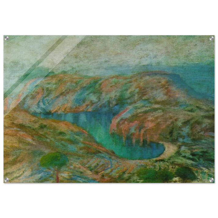 CALANQUE JONCULS CADAQUES - Salvador Dali Acrylic Print - 70x100 cm / 28x40″ inches | Salvador Dali Wall Art | Salvador Dali Prints