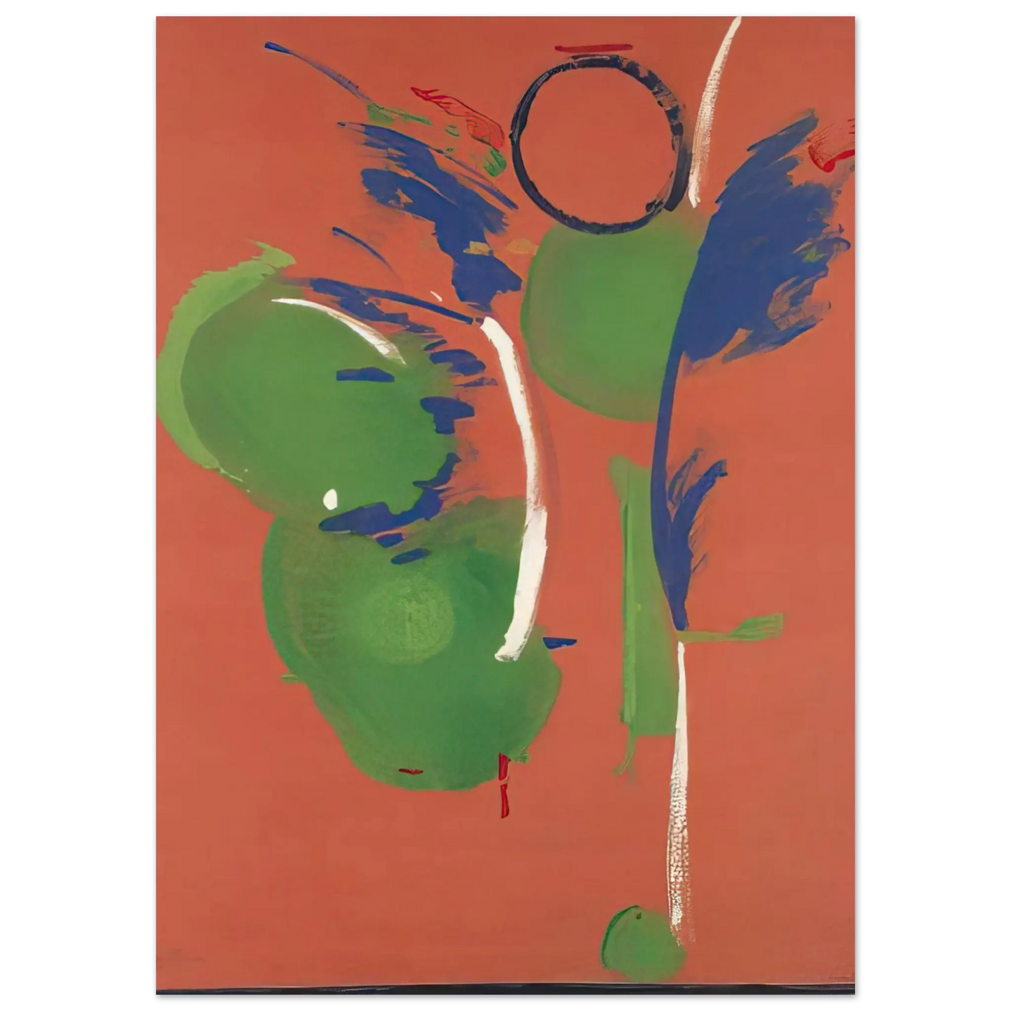 Helen Frankenthaler - Mary, Mary - 1987 Wall art - 27x35 cm / 11x14 Inches - Fine Art Poster - -