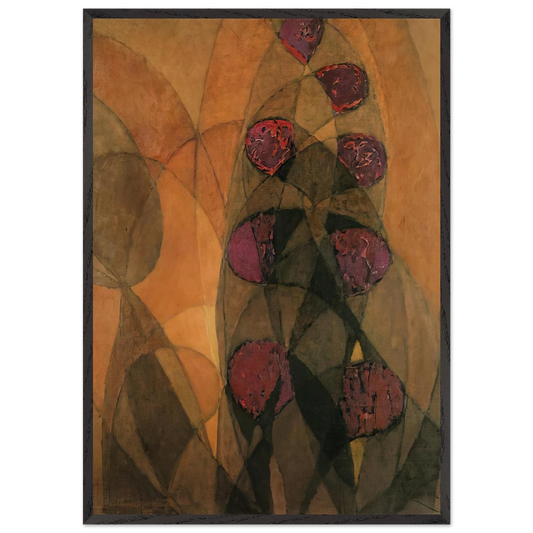 Warm Chromatics - Frantisek Kupka 70x100 cm / 28x40 inches Framed Art Print – Black Wooden Frame