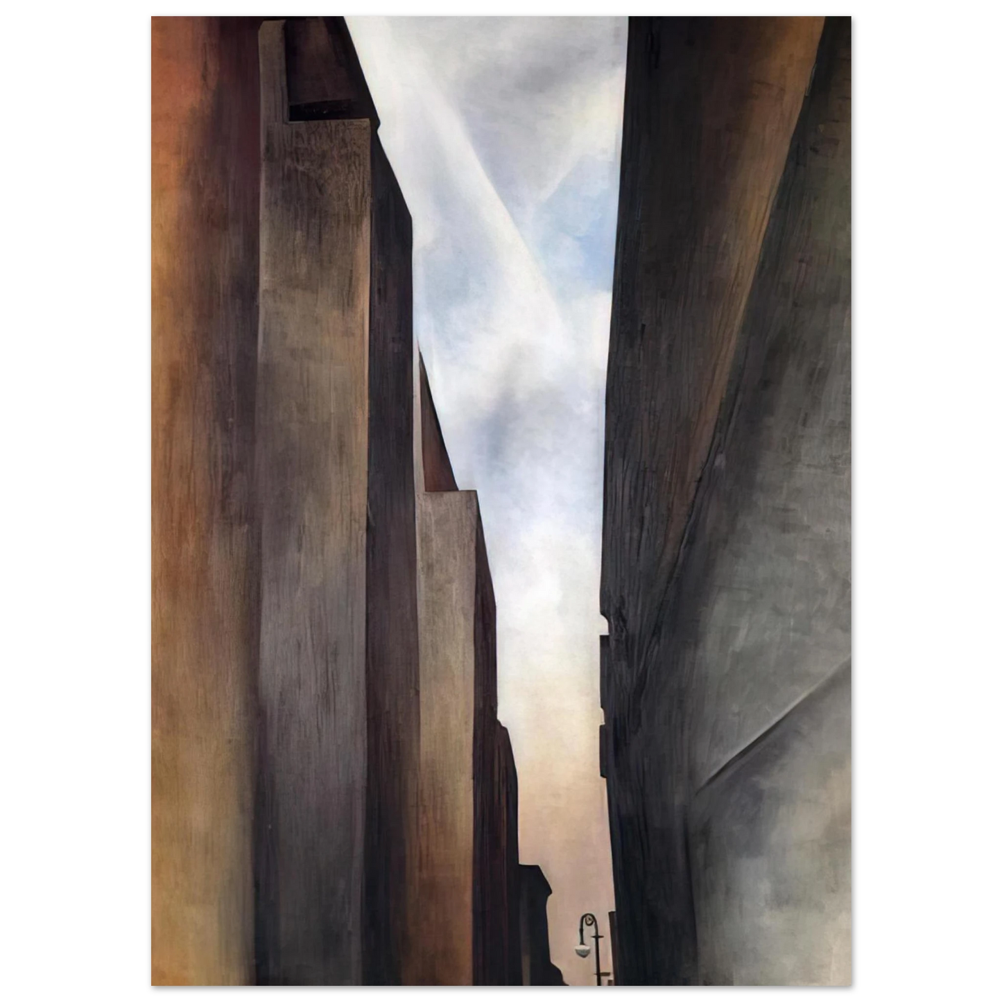 Georgia O'Keeffe - Street of New York II Fine Art Poster