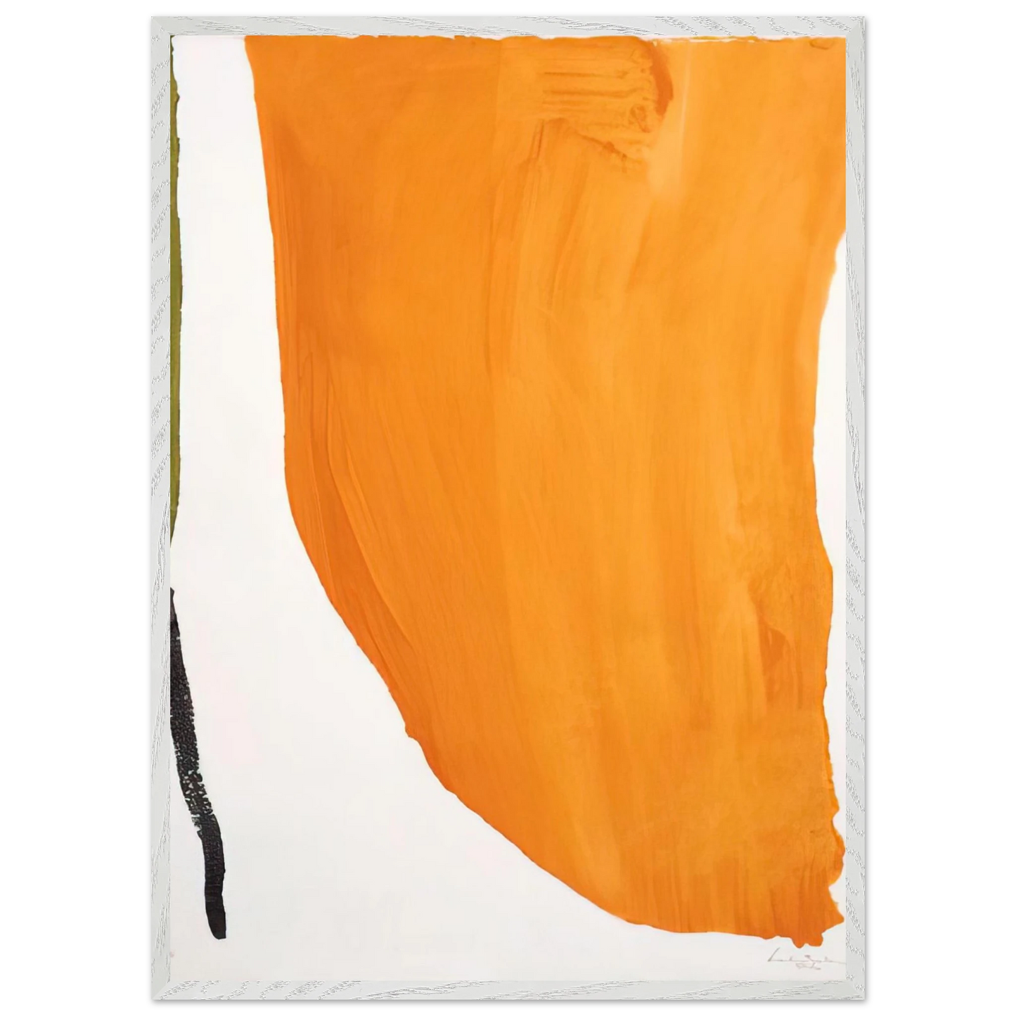 Helen Frankenthaler - Orange Downpour - 1970 Wall art - A3 (29.7 x 42  cm) - Fine Art Poster-canvas - -