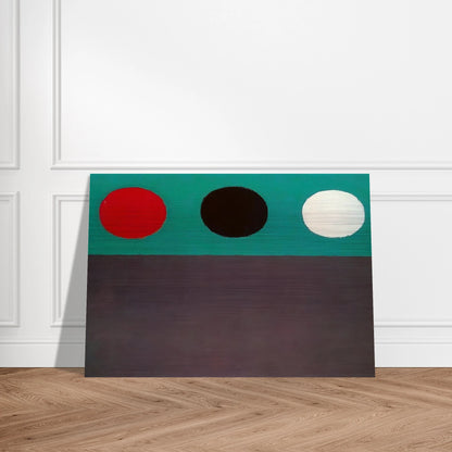 Loominé"""g #2 - 1969 - Adolph Gottlieb Brushed Aluminum Print - 70x100 cm / 28x40 inches | Adolph Gottlieb Aluminum Print | Adolph Gottlieb Prints