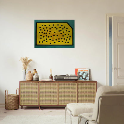 RANDOMDOT CORRELOGRAM THE GOLDEN FLEECE - Salvador Dali Brushed Aluminum Print - 70x100 cm / 28x40 inches | Salvador Dali Aluminum Print | Salvador Dali Prints