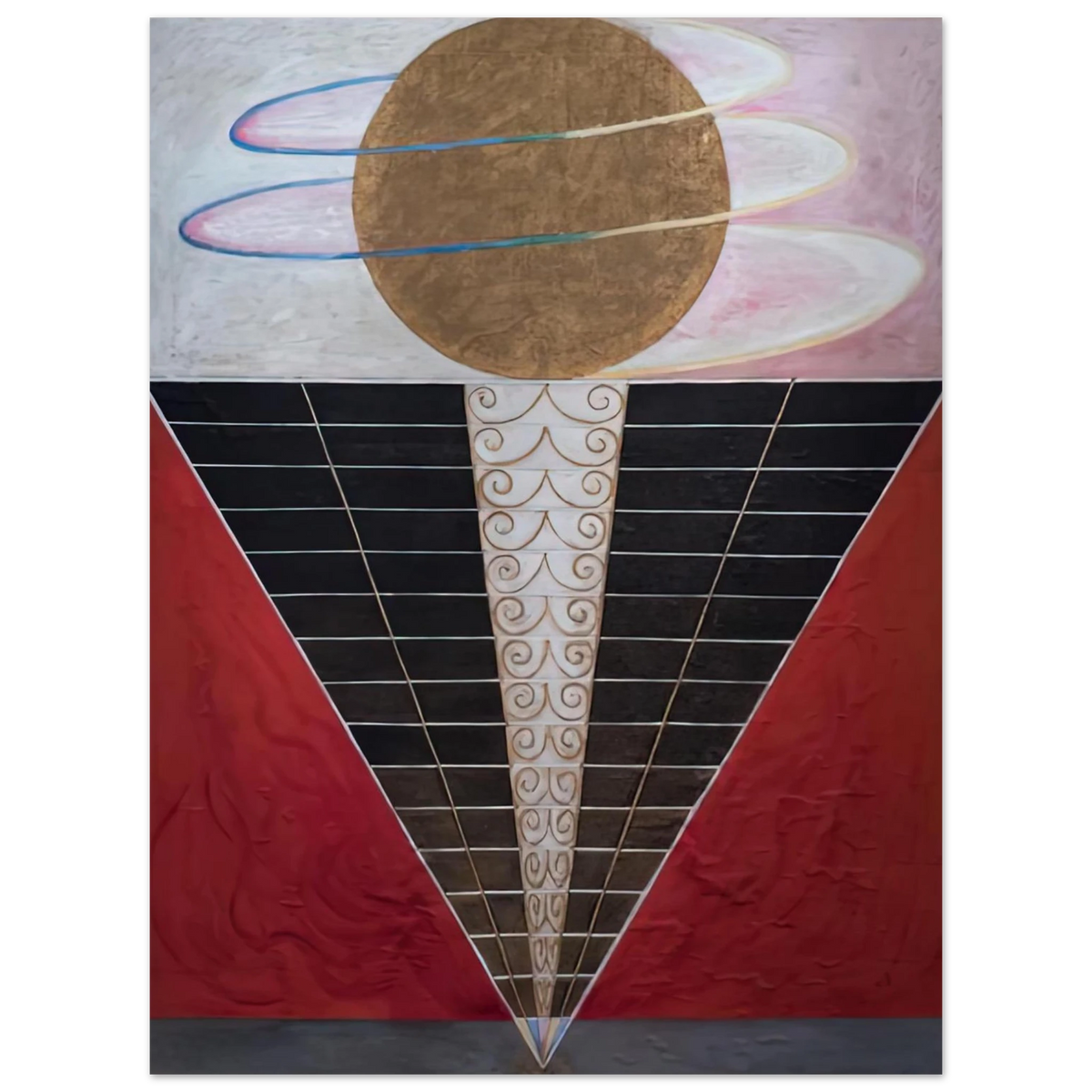 Hilma af Klint - ALTARPIECE NO 2 1915 Wall art - 27x35 cm / 11x14 inches - Fine Art Poster-canvas - -