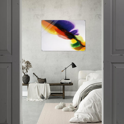 Phenomena Tibetan Flange - Paul Jenkins Acrylic Print - 70x100 cm / 28x40″ inches