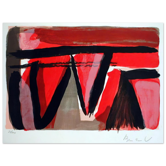Bram van Velde - Braises - 1980  75x100 cm / 30x40inches Fine Art Poster