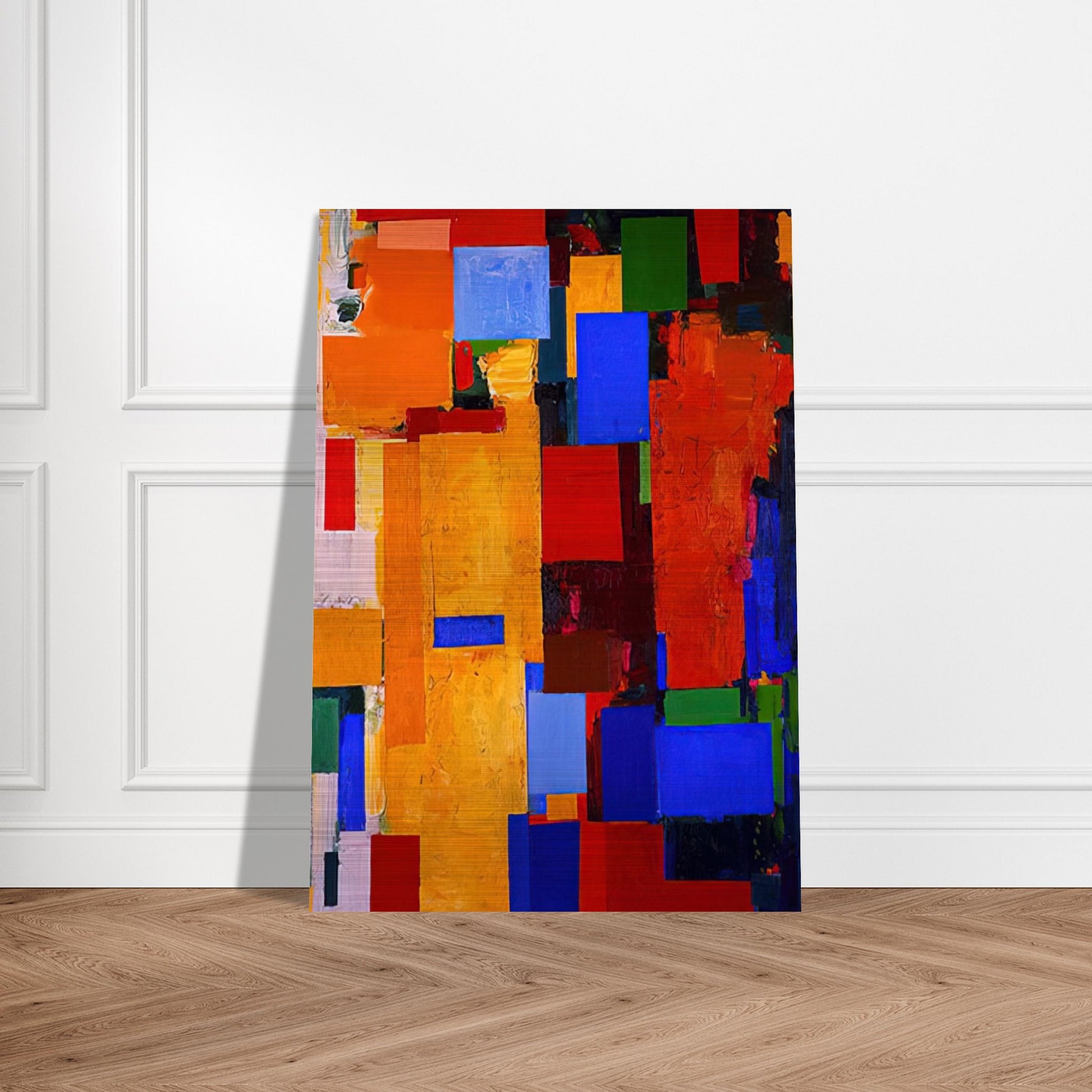 Equinox - Hans Hofmann Brushed Aluminum Print - 70x100 cm / 28x40 inches | Hans Hofmann Aluminum Print | Hans Hofmann Prints