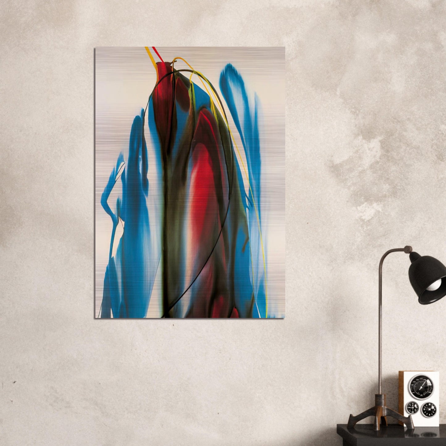 Phenomena Waiting Gables - Paul Jenkins Brushed Aluminum Print - 70x100 cm / 28x40 inches | Paul Jenkins Aluminum Print | Paul Jenkins Prints