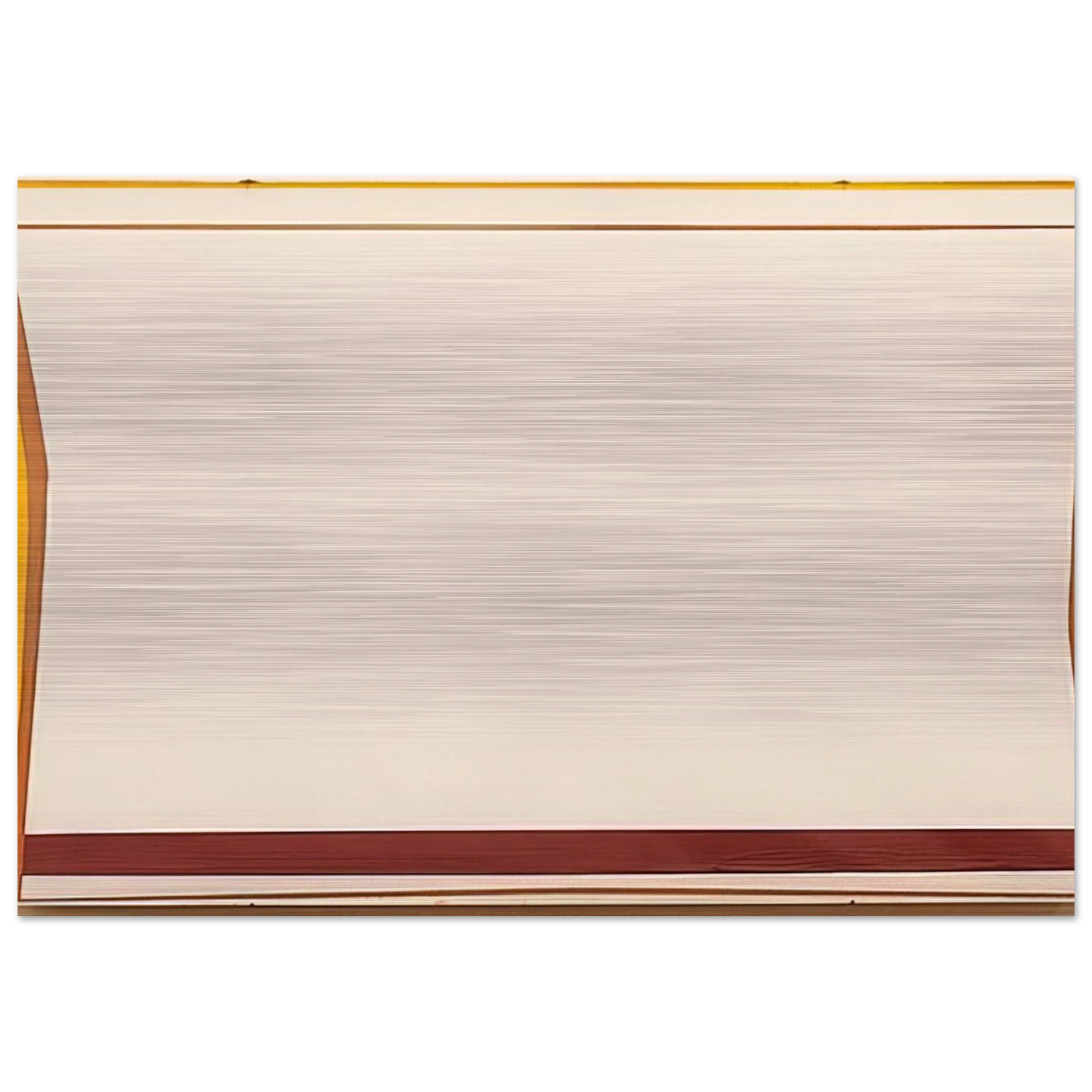 White 7 - 1963 - Larry Zox Brushed Aluminum Print - 70x100 cm / 28x40 inches | Larry Zox Aluminum Print | Larry Zox Prints