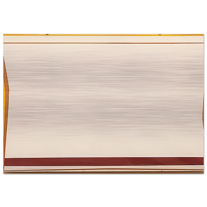 White 7 - 1963 - Larry Zox Brushed Aluminum Print - 70x100 cm / 28x40 inches | Larry Zox Aluminum Print | Larry Zox Prints