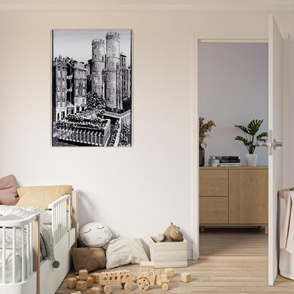 ESCHER (25) - MC Escher Brushed Aluminum Print - 70x100 cm / 28x40 inches | MC Escher Aluminum Print | MC Escher Prints | Maurits Cornelis Escher Prints