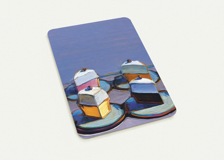 Meringue Mix - 1999 By Wayne Thiebaud Pack of 10 Post Cards | Wayne Thiebaud Post Cards | A6 (10.5 x 14.8 cm) - 4.1 x 5.8 inches