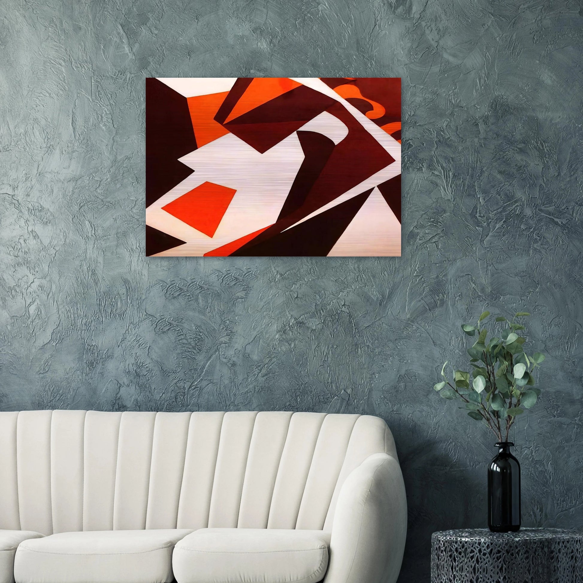 Geometric Forms - Jean Arp Brushed Aluminum Print - 70x100 cm / 28x40 inches | Jean Arp Aluminum Print | Jean Arp Prints