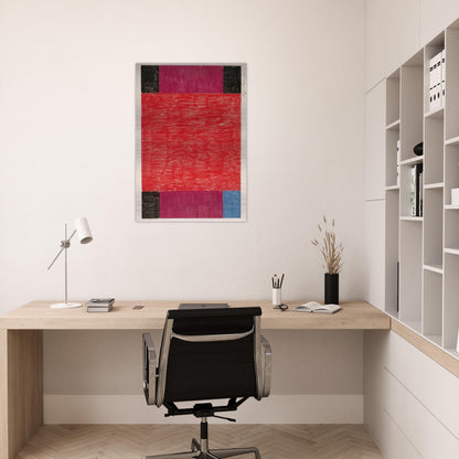 Drawing - 1985 - Lygia Pape Brushed Aluminum Print - 70x100 cm / 28x40 inches | Lygia Pape Aluminum Print | Lygia Pape Prints