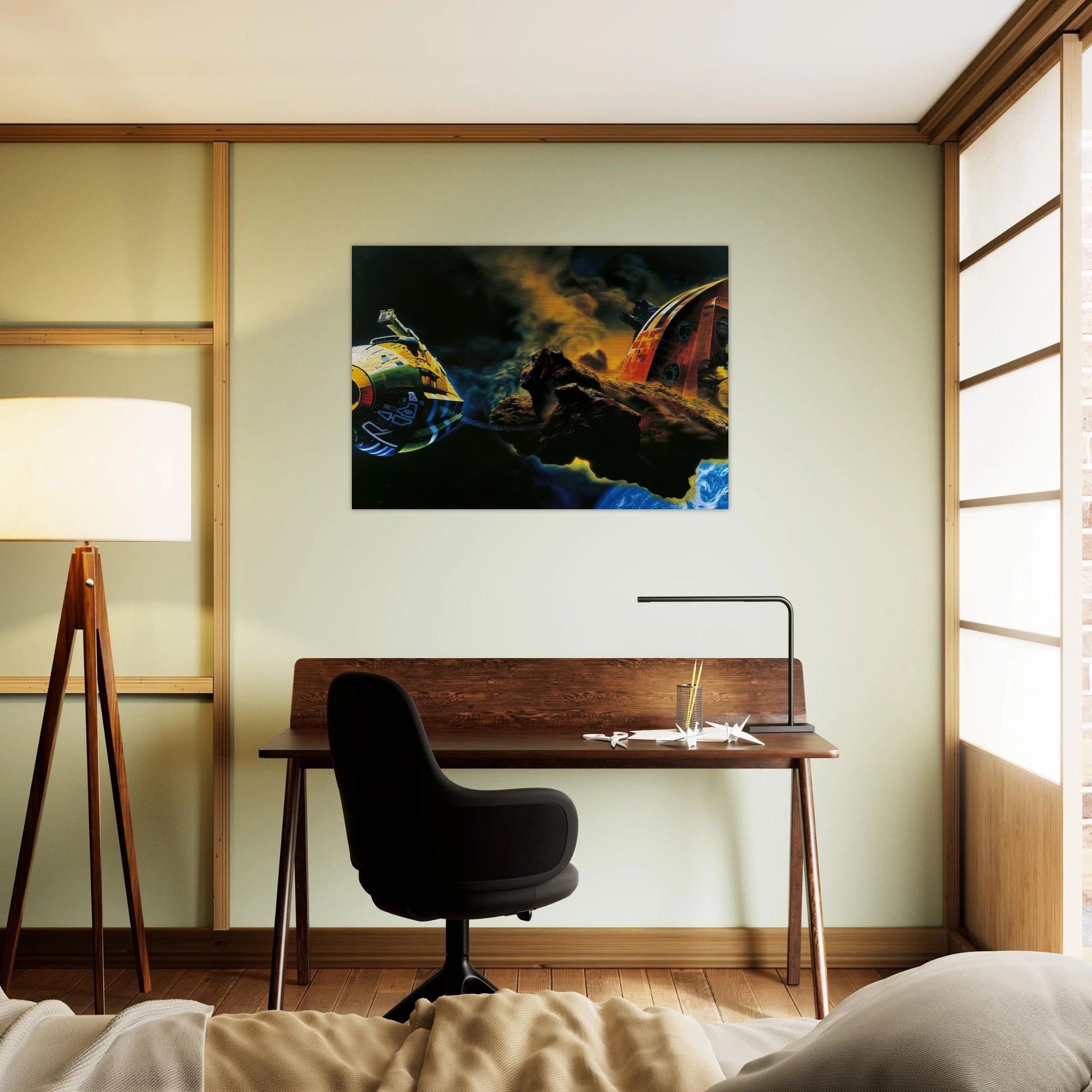 Chris Foss - Chris Foss Brushed Aluminum Print - 70x100 cm / 28x40 inches | Chris Foss Aluminum Print | Chris Foss Prints