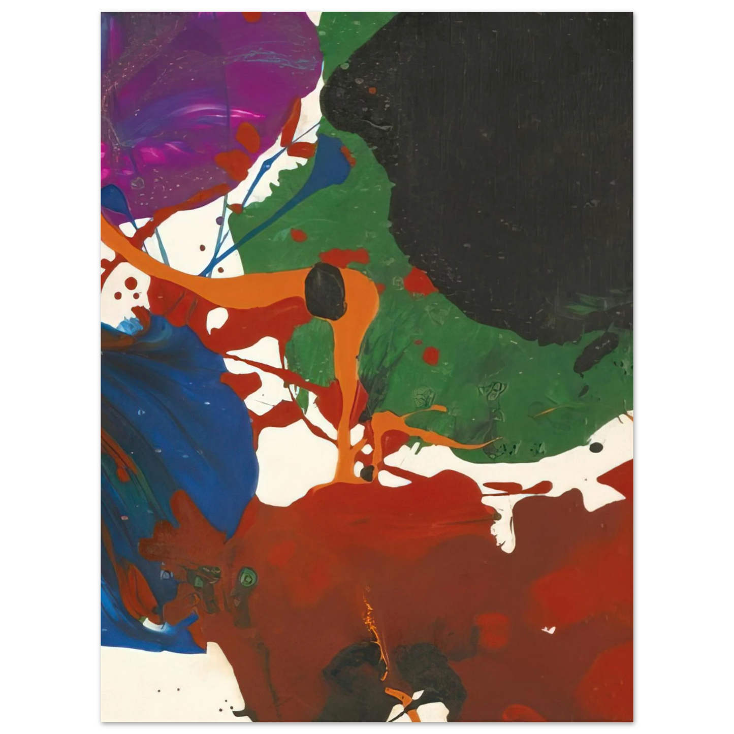 Sam Francis - Untitled  Los Angeles   75x100 cm / 30x40inches Fine Art Poster