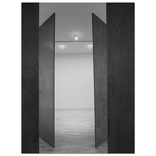 Richard Serra - CIRCUIT II 1972  75x100 cm / 30x40inches Fine Art Poster