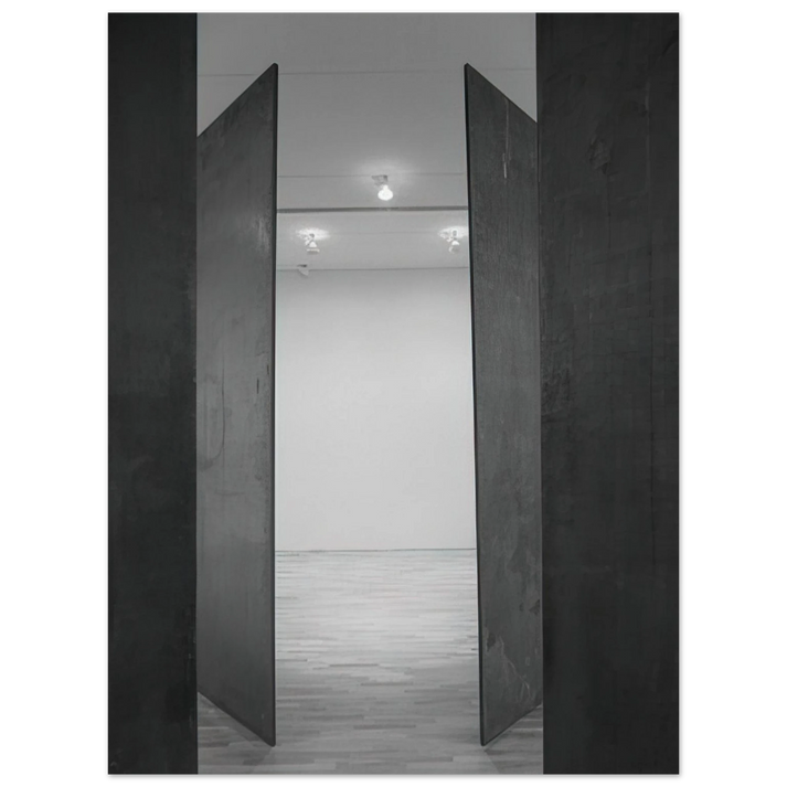 Richard Serra - CIRCUIT II 1972  75x100 cm / 30x40inches Fine Art Poster