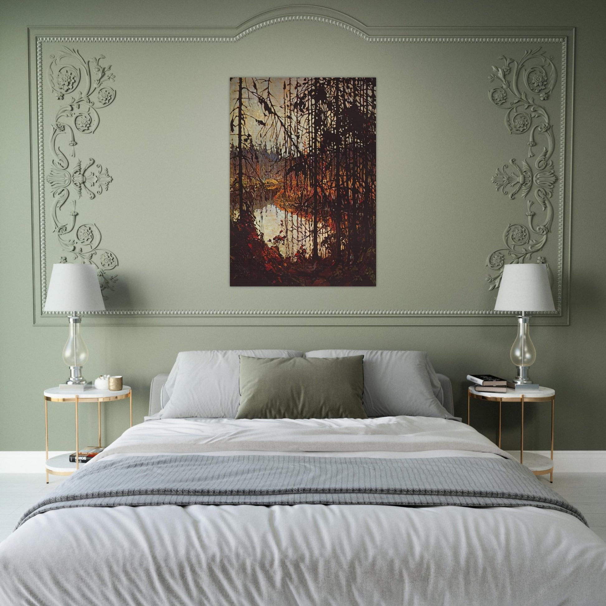NORTHERN RIVER 1915 - Tom Thomson Brushed Aluminum Print - 70x100 cm / 28x40 inches | Tom Thomson Aluminum Print | Tom Thomson Prints