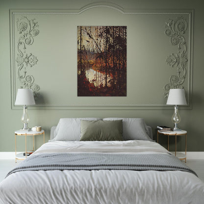 NORTHERN RIVER 1915 - Tom Thomson Brushed Aluminum Print - 70x100 cm / 28x40 inches | Tom Thomson Aluminum Print | Tom Thomson Prints
