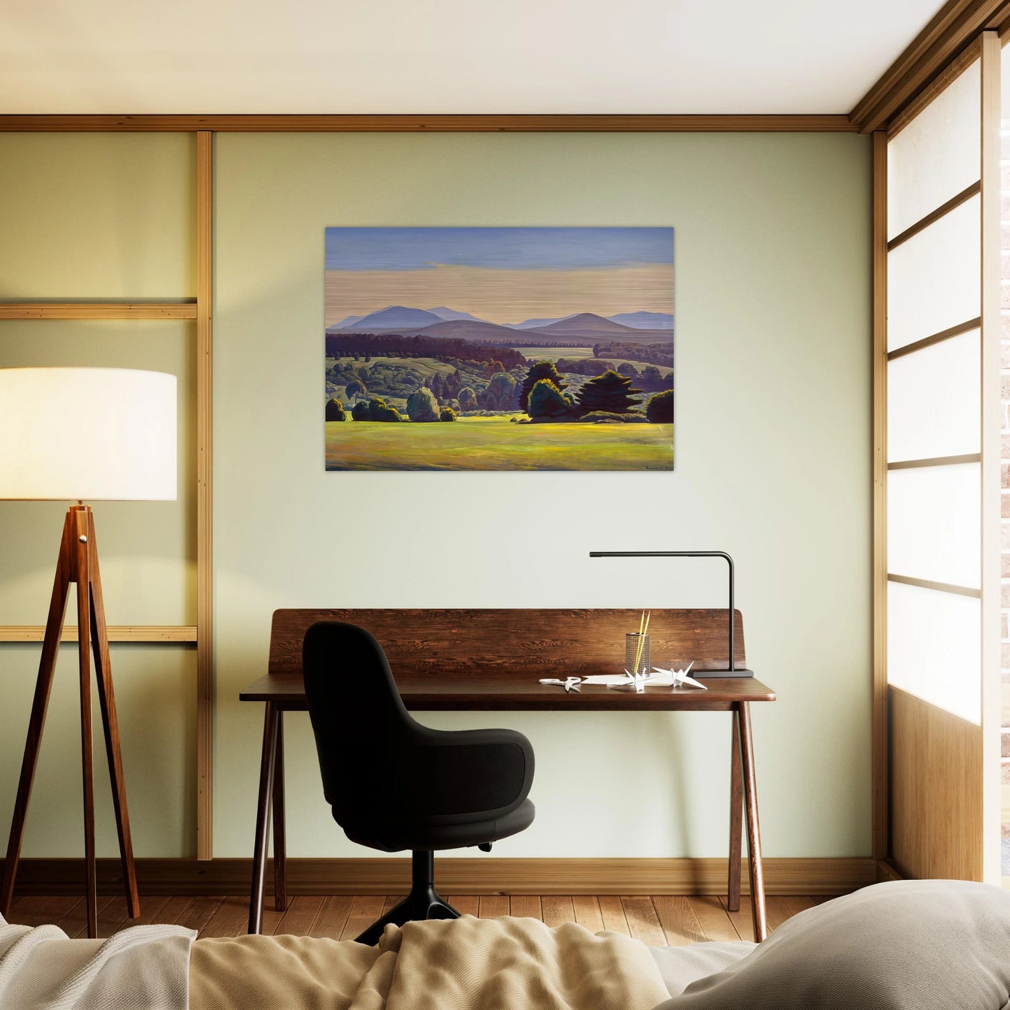 Summer Day. Asgaard - Rockwell Kent Brushed Aluminum Print - 70x100 cm / 28x40 inches | Rockwell Kent Aluminum Print | Rockwell Kent Prints