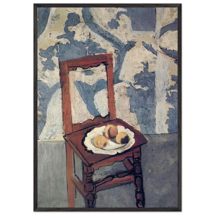 THE LORRAIN CHAIR - Henri Matisse 70x100 cm / 28x40 inches Framed Art Print – Black Wooden Frame