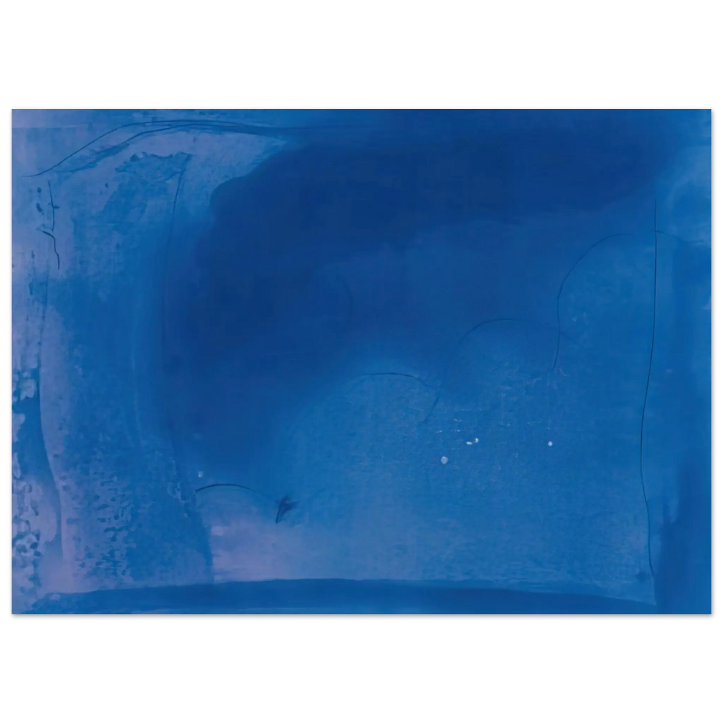 Helen Frankenthaler - Corot s Mark - 1987 Wall art - 30x45 cm / 12x18 Inches - Premium Wooden Framed Poster With Fine Art Paper - Wood frame