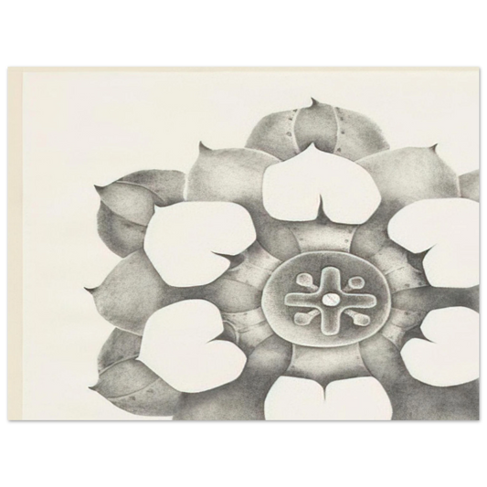 Lee Bontecou - TENTH STONE 1968  75x100 cm / 30x40inches Fine Art Poster