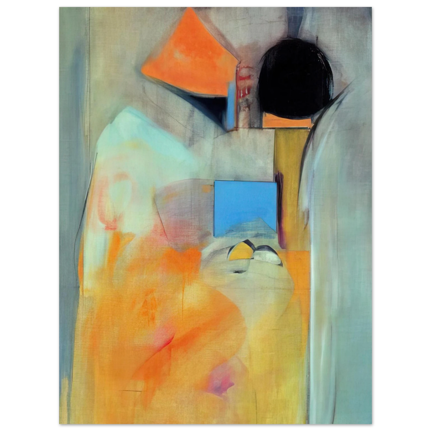 Miriam Schapiro - Pandora - Abstract Expressionism  75x100 cm / 30x40inches Fine Art Poster