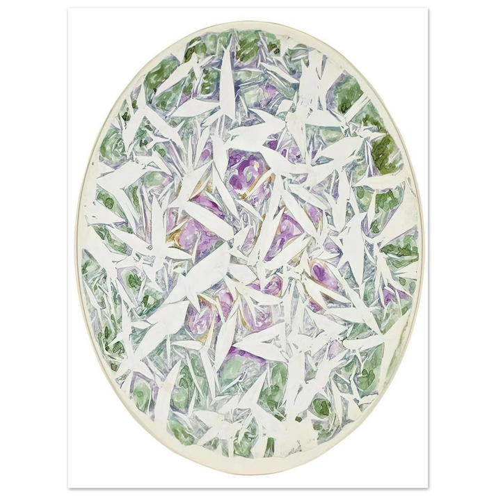 Simon Hantai - Untitled - Tachisme  75x100 cm / 30x40inches Fine Art Poster