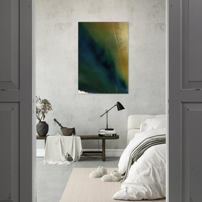 Light Fan - Sam Gilliam Brushed Aluminum Print - 70x100 cm / 28x40 inches | Sam Gilliam Aluminum Print | Sam Gilliam Prints