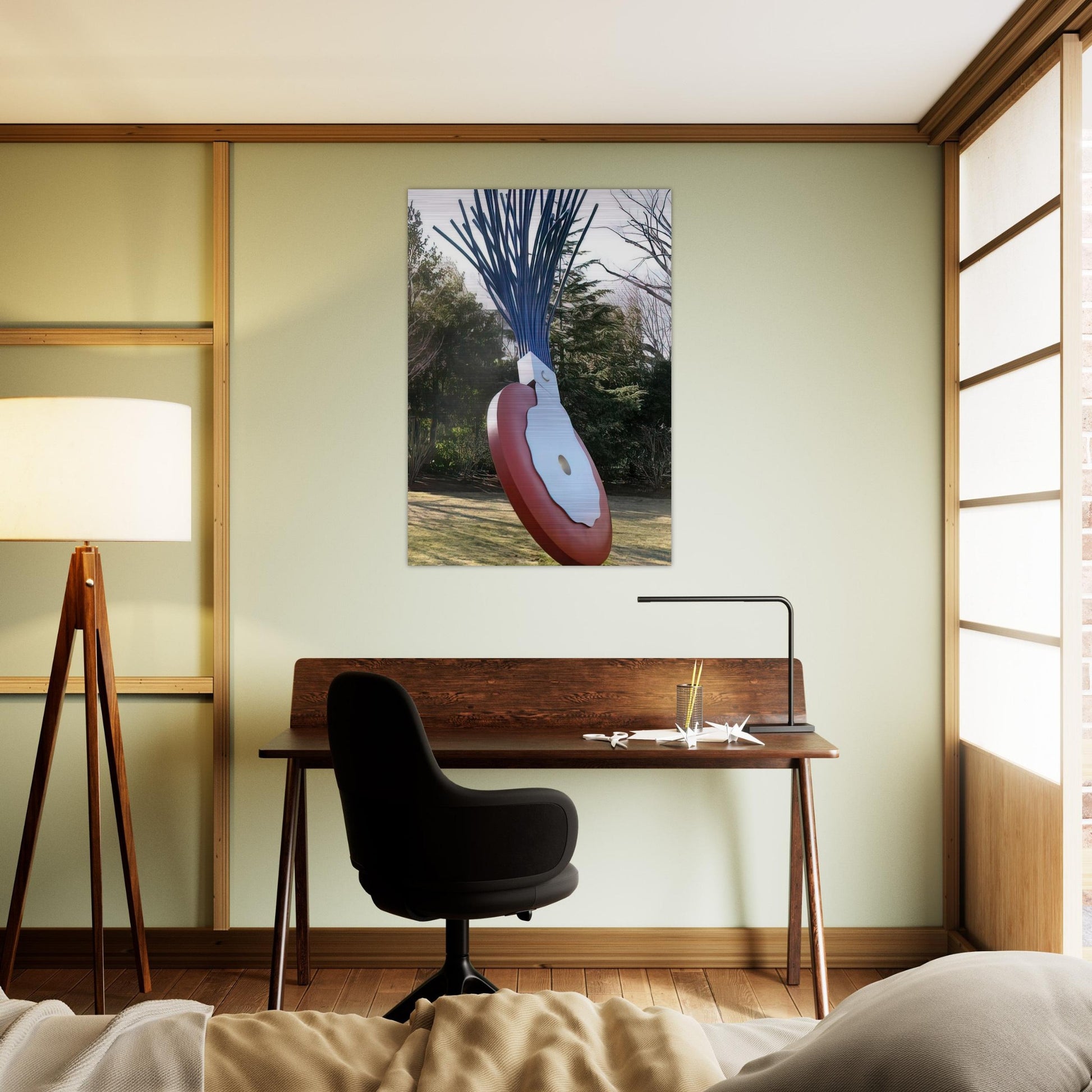 TYPEWRITER ERASER SCALE X COLLABORATION WITH VAN BRUGGEN 1999 - Claes Oldenburg Brushed Aluminum Print - 70x100 cm / 28x40 inches | Claes Oldenburg Aluminum Print | Claes Oldenburg Prints