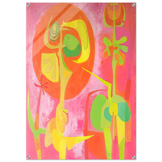 Canto de soles. París - Pedro Coronel Acrylic Print - 70x100 cm / 28x40″ inches | Pedro Coronel Wall Art | Pedro Coronel Prints