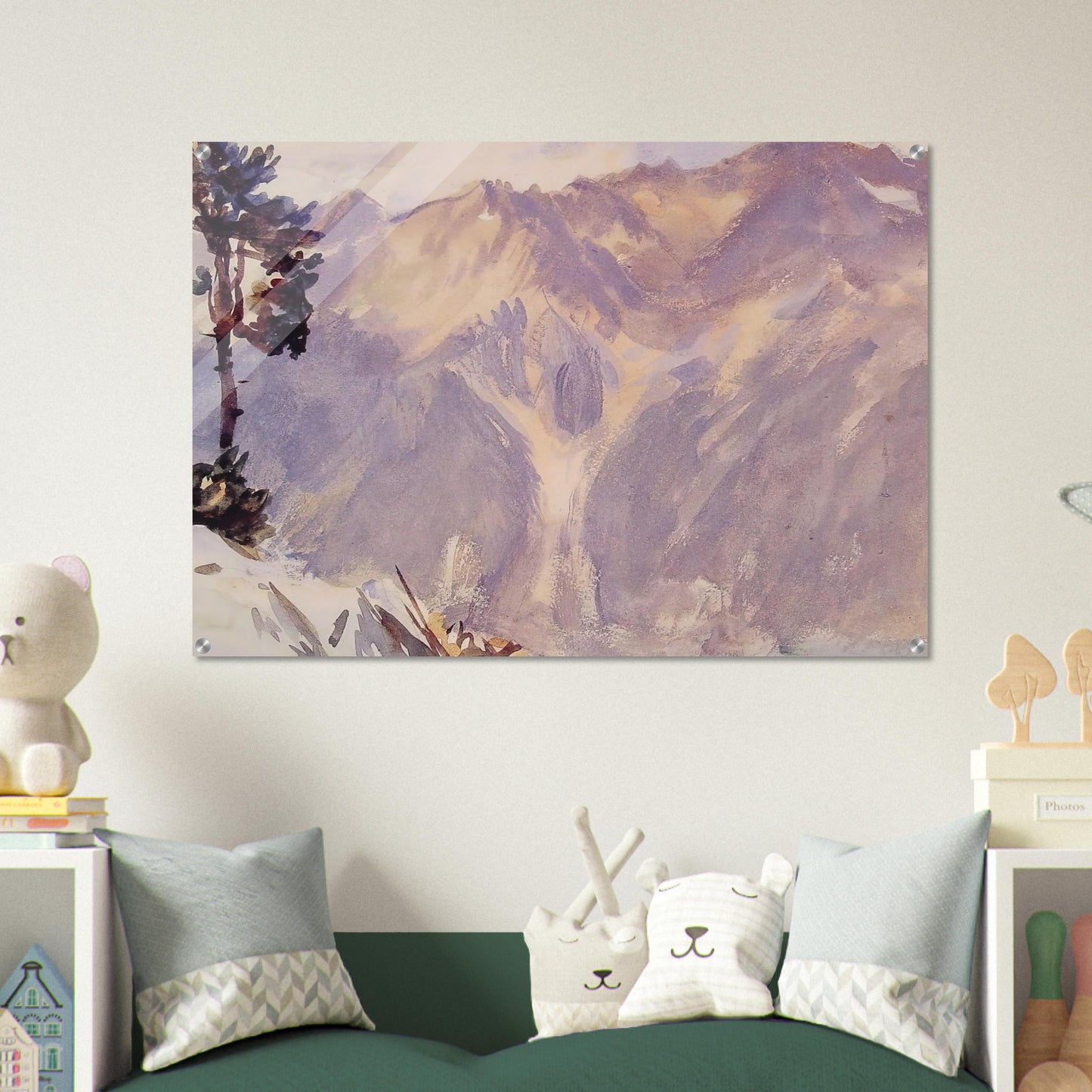 The Tyrol - John Singer Sargent Acrylic Print - 70x100 cm / 28x40″ inches | John Singer Sargent Wall Art | John Singer Sargent Prints