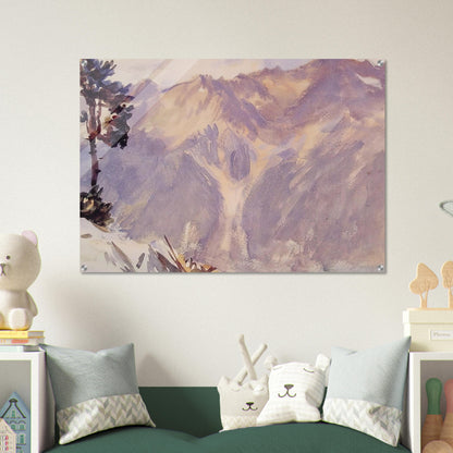 The Tyrol - John Singer Sargent Acrylic Print - 70x100 cm / 28x40″ inches | John Singer Sargent Wall Art | John Singer Sargent Prints