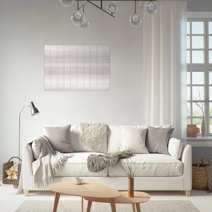 On a clear day, #1 - Agnes Martin Brushed Aluminum Print - 70x100 cm / 28x40 inches | Agnes Martin Aluminum Print | Agnes Martin Prints
