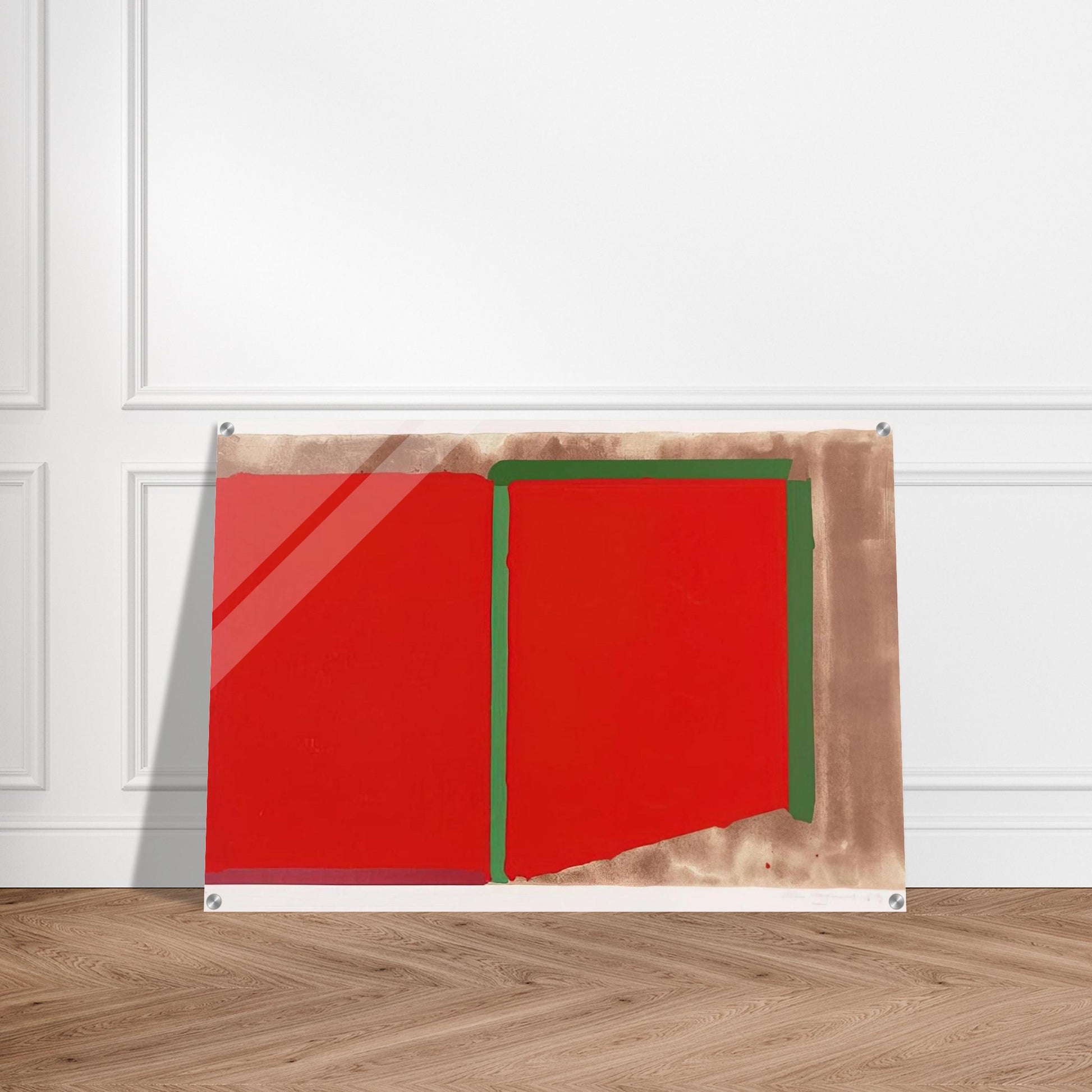 Reds, Greens - 1969 - John Hoyland Acrylic Print - 70x100 cm / 28x40″ inches