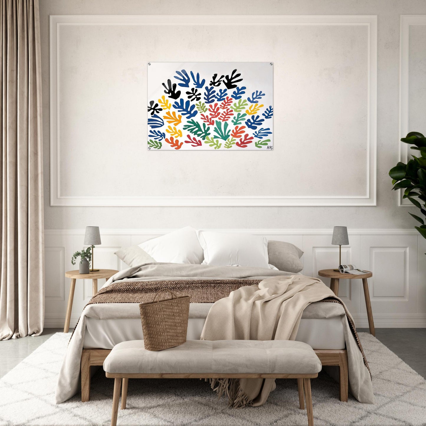 LA GERBE 1953 - Henri Matisse Acrylic Print - 70x100 cm / 28x40″ inches