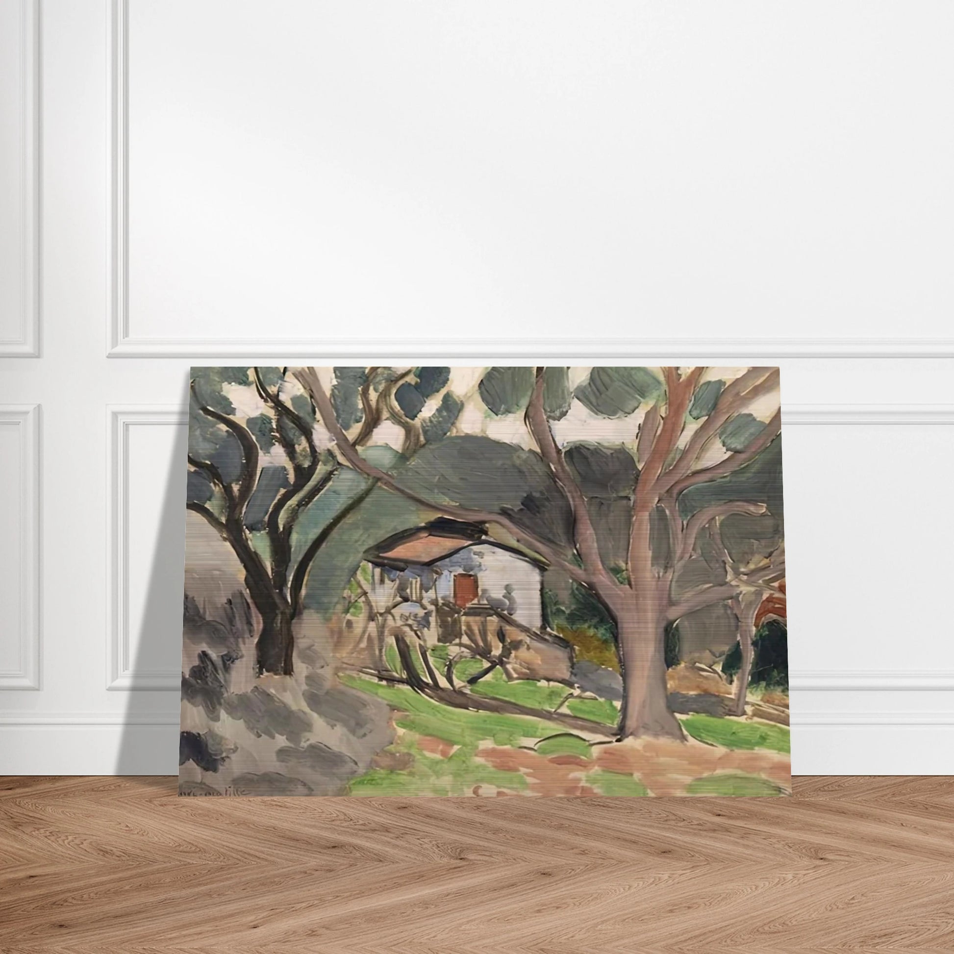 LA MAISONNETTE 1919 - Henri Matisse Brushed Aluminum Print - 70x100 cm / 28x40 inches | Henri Matisse Aluminum Print | Henri Matisse Prints