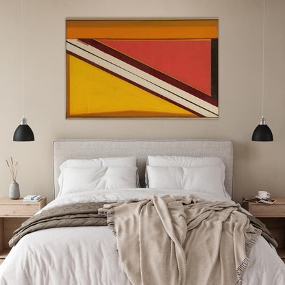Diagonal 4 - 1963 - Larry Zox Art Prints - 100x150 cm / 40x60″ inches | Larry Zox Poster | Larry Zox Prints