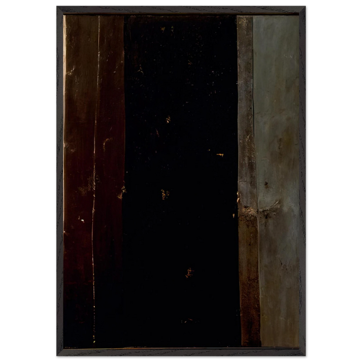 Untitled 3 - 1950 N2 - Edward Corbett 70x100 cm / 28x40 inches Framed Art Print – Black Wooden Frame