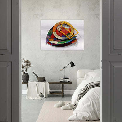 Chehaw - Sam Gilliam Brushed Aluminum Print - 70x100 cm / 28x40 inches | Sam Gilliam Aluminum Print | Sam Gilliam Prints