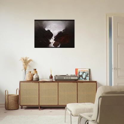 210 B 1960 - Luis Feito Brushed Aluminum Print - 70x100 cm / 28x40 inches | Luis Feito Aluminum Print | Luis Feito Prints