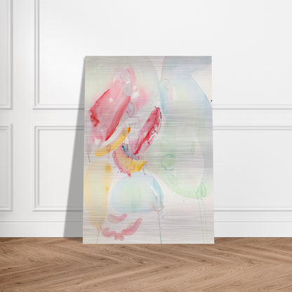 Sketch - Sam Francis Brushed Aluminum Print - 70x100 cm / 28x40 inches | Sam Francis Aluminum Print | Sam Francis Prints
