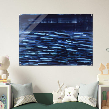 Flowers Of The Deep - 1984 - Ronnie Landfield Acrylic Print - 70x100 cm / 28x40″ inches | Ronnie Landfield Wall Art | Ronnie Landfield Prints