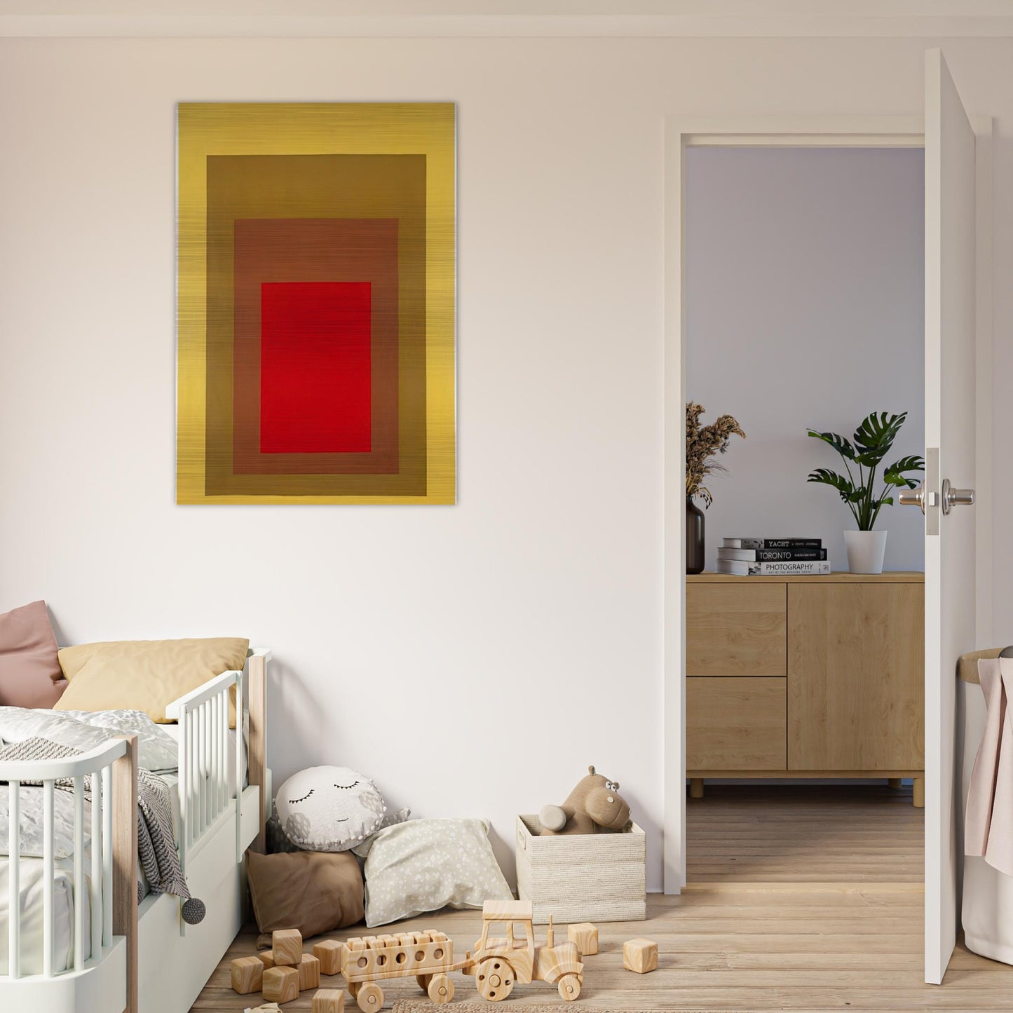 HOMAGE TO THE SQUARE 1967 1 - Josef Albers Brushed Aluminum Print - 70x100 cm / 28x40 inches | Josef Albers Aluminum Print | Josef Albers Prints